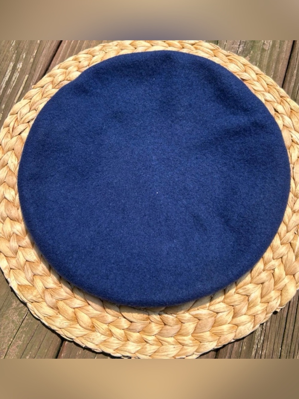 J. Crew Navy Wool Beret